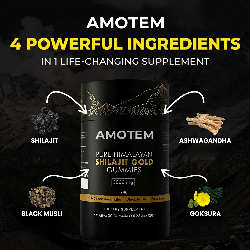 AMOTEM™ Pure Shilajit Gummies